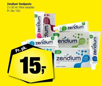 Calle Zendium Tandpasta tilbud