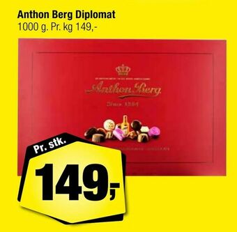 Calle Anthon Berg Diplomat tilbud