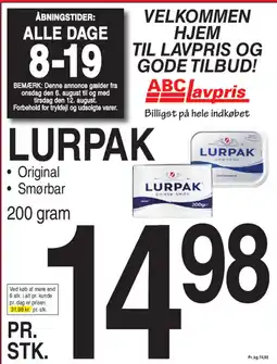 ABC Lavpris LURPAK tilbud