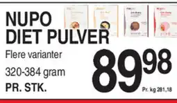 ABC Lavpris Nupo diet pulver tilbud
