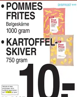 ABC Lavpris • POMMES FRITES KARTOFLER ISKIVER tilbud