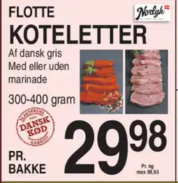 ABC Lavpris FLOTTE KOTELETTER tilbud