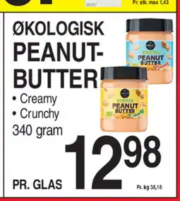 ABC Lavpris ØKOLOGISK PEANUT- BUTTER! tilbud