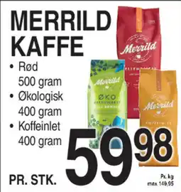 ABC Lavpris MERRILD KAFFE tilbud