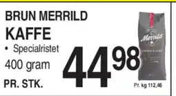ABC Lavpris BRUN MERRILD KAFFE tilbud