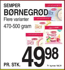 ABC Lavpris SEMPER BØRNEGRØDROT tilbud