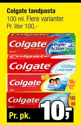 Calle Colgate tandpasta tilbud