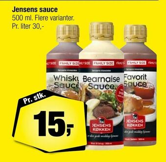 Calle Jensens sauce tilbud