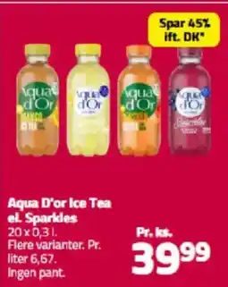 Fleggaard Aqua D'or Ice Tea el. Sparkles tilbud