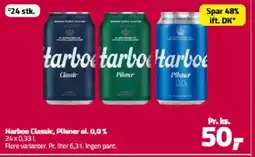 Fleggaard Harboe Classic, Pilsner el. 0,0% tilbud