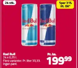 Fleggaard Red Bull tilbud