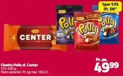 Fleggaard Cloetta Polly el. Center tilbud