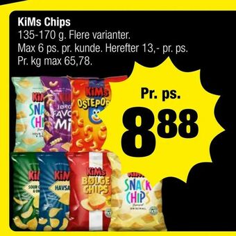 Calle KiMs Chips tilbud