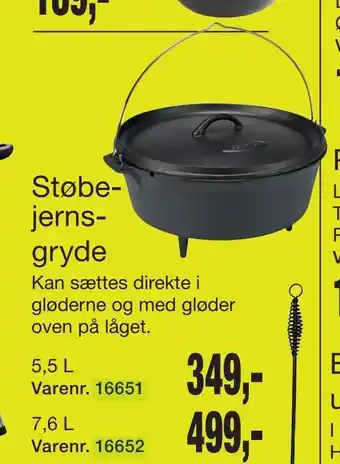 Harald Nyborg Støbe jerns gryde tilbud