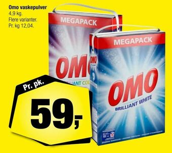 Calle Omo vaskepulver tilbud