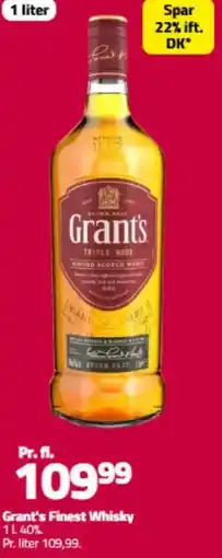 Fleggaard Grant's Finest Whisky 11.40% tilbud