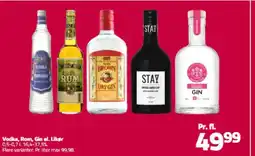 Fleggaard Vodka, Rom, Gin el. Likør tilbud