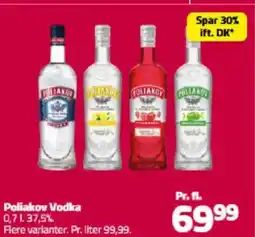 Fleggaard Poliakov Vodka tilbud