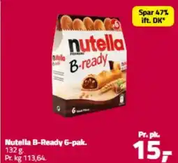 Fleggaard Nutella B-Ready 6-pak. tilbud