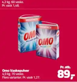 Fleggaard Omo Vaskepulver tilbud