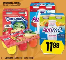 Løvbjerg DANONINO EL. ACTIMEL tilbud
