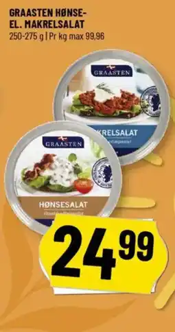 Løvbjerg GRAASTEN HØNSE- EL. MAKRELSALAT tilbud