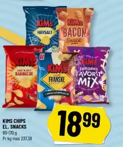 Løvbjerg KIMS CHIPS EL. SNACKS tilbud
