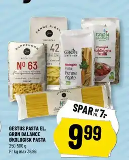 Løvbjerg GESTUS PASTA EL. GRØN BALANCE ØKOLOGISK PASTA tilbud