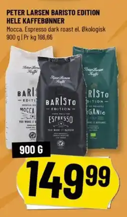 Løvbjerg PETER LARSEN BARISTO EDITION HELE KAFFEBØNNER tilbud