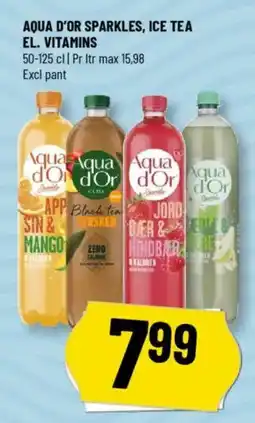Løvbjerg AQUA D'OR SPARKLES, ICE TEA EL. VITAMINS tilbud