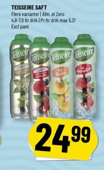 Løvbjerg TEISSEIRE SAFT tilbud