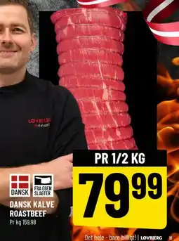 Løvbjerg DANSK KALVE ROASTBEEF tilbud