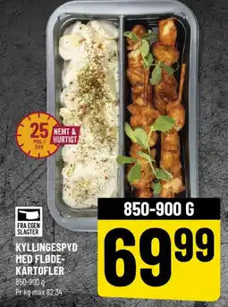 Løvbjerg KYLLINGESPYD MED FLØDE- KARTOFLER tilbud