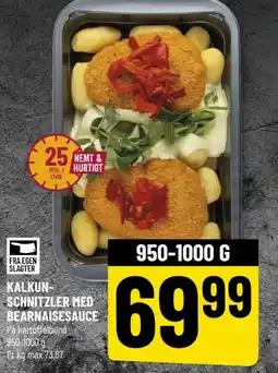 Løvbjerg KALKUN- SCHNITZLER MED BEARNAISESAUCE tilbud