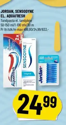 Løvbjerg JORDAN, SENSODYNE EL. AQUAFRESH tilbud