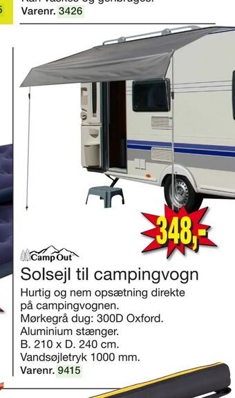 Harald Nyborg Solsejl til campingvogn tilbud