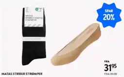Matas MATAS STRIBER STRØMPER tilbud