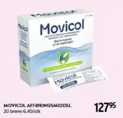 Matas MOVICOL AFFØRINGSMIDDEL 20 breve tilbud