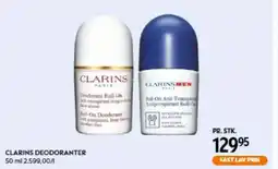 Matas CLARINS DEODORANTER tilbud