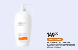 Matas BIOTHERM OIL THERAPY BAUME CORPS BODY LOTION tilbud