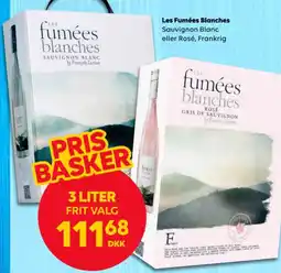 BorderShop Les Fumées Blanches Sauvignon Blanc eller Rosé, Frankrig tilbud