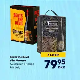 BorderShop Beats the Devil eller Verosso Australien / Italien tilbud