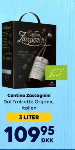 BorderShop Cantina Zaccagnini Dal Tralcetto Organic, Italien tilbud