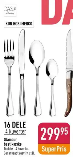 Imerco Glamour bestikæske, DKK 299.95 tilbud