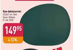 Imerco Raw dækkeserviet, DKK 149.95 tilbud