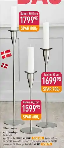 Imerco Maxi lysestage, DKK 1599.95 tilbud