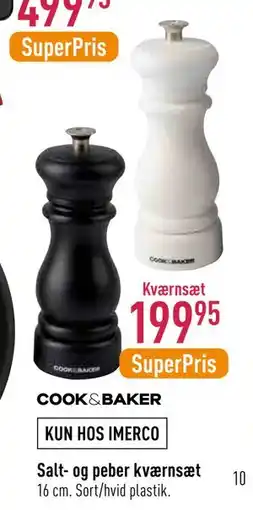 Imerco Salt- og peber kværnsæt, DKK 199.95 tilbud