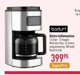 Imerco Bistro kaffemaskine, DKK 399.95 tilbud