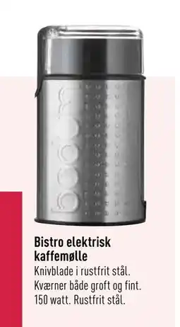Imerco Bistro elektrisk kaffemølle, DKK 249.95 tilbud