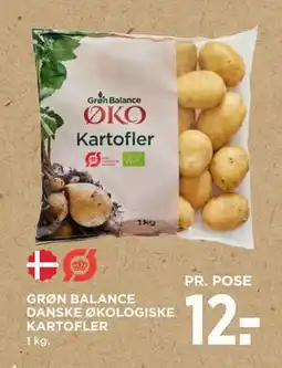MENY GRØN BALANCE DANSKE ØKOLOGISKE KARTOFLER, DKK 12 tilbud